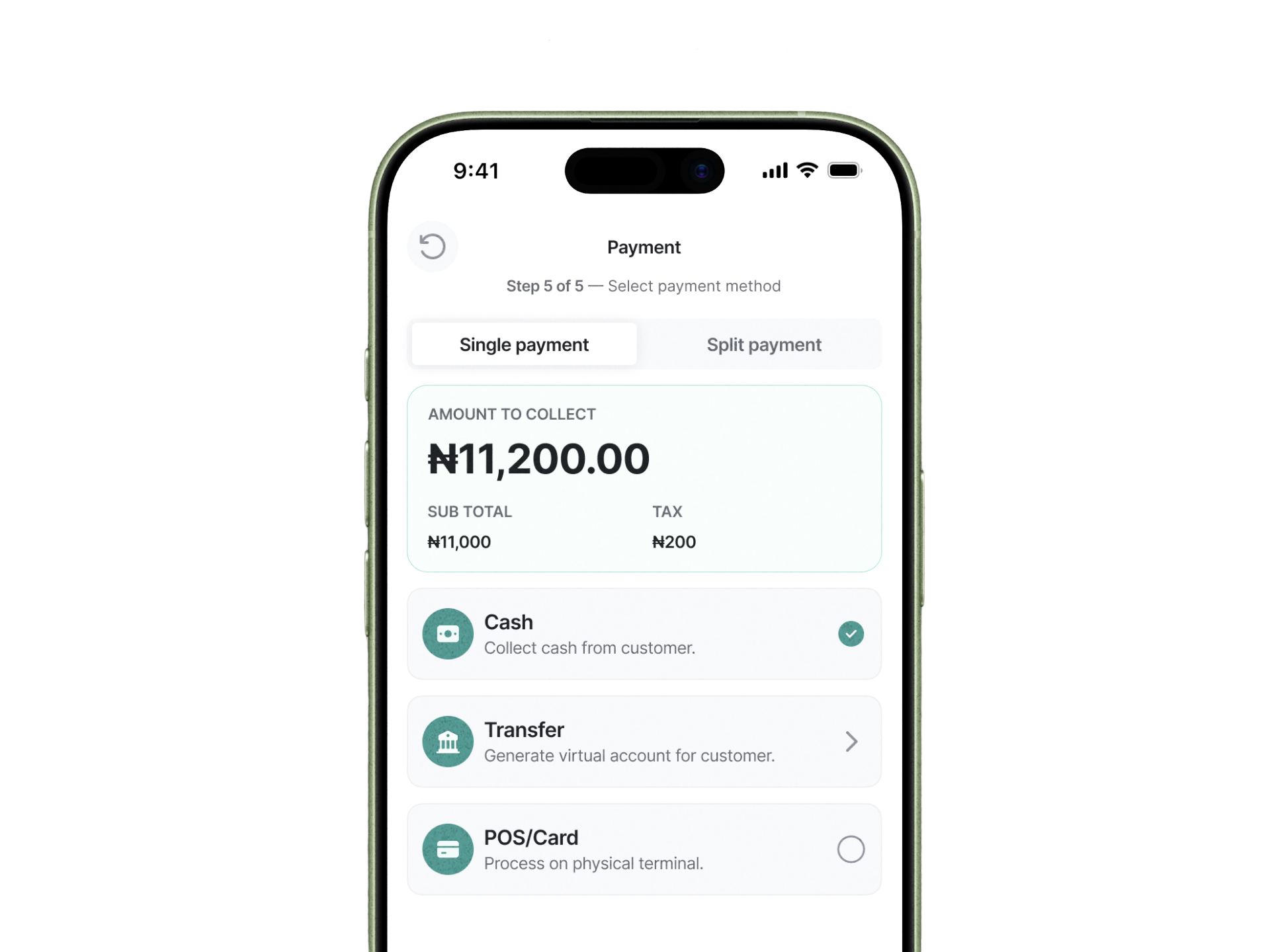 Record money the way it actually arrives